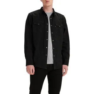 Levi's Herren Barstow Western Standard Hemd,Marble Black Denim Rinse,XL