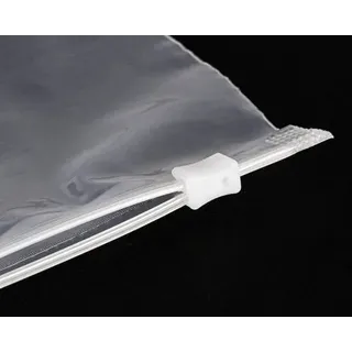 TRU Components Zip-Beutel ohne Beschriftungsstreifen (L x B) 150mm x 100mm Transparent Polyethylen