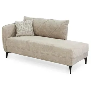 Recamiere Novara Stoff Beige