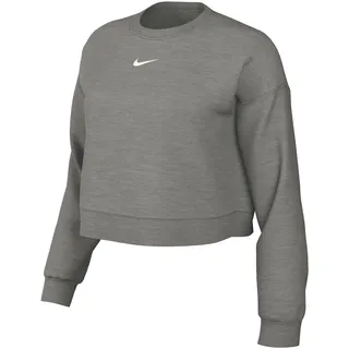 Nike Sportswear Phoenix Over-Oversized Fleece Sweatshirt Damen 063 dk grey heather/sail L
