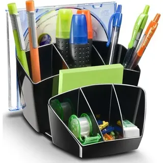 CEP Schreibtisch-Organizer Mineral 14,3 x 15,8 x 9,3 cm Schwarz 6 St.