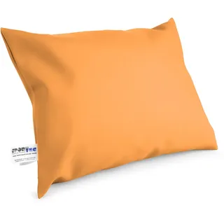 Sport-Tec Kopfkissen, Couchkissen, Therapiekissen, Sitzkissen, Stützkissen aus Kunstleder, 45x35x9 cm, Apricot