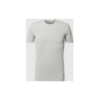 T-Shirt mit Rundhalsausschnitt, Mittelgrau Melange, $listsize[$i].replace('"','"')