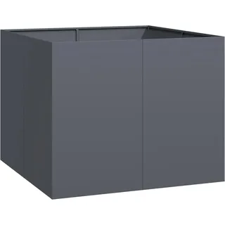 vidaXL Pflanzgefäß 100 x 100 x 80 cm Anthrazit