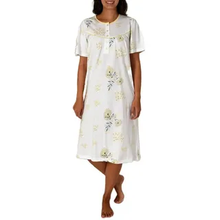 normann Nachthemd Floral Gelb 52-54