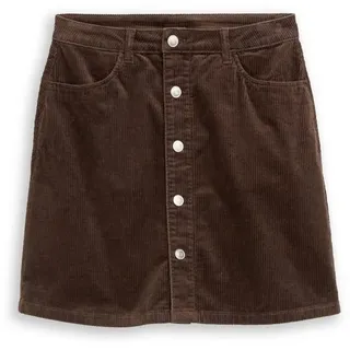 TOM TAILOR Sommerrock mini corduroy skirt 40514 cool dark brow L