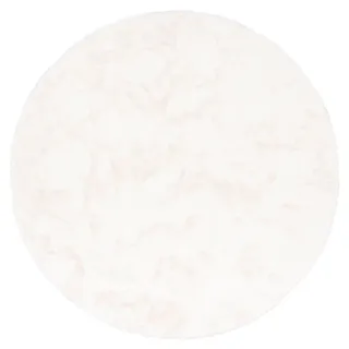 Pergamon Fellteppich Rund 80 x 80 cm Weiß