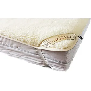 Merino Wool Bedding Wolle Kinderbett Matratzenauflage Matratzenauflage Bettauflage Schonbezug Kinder UNTERBETT 140 x 70 cm