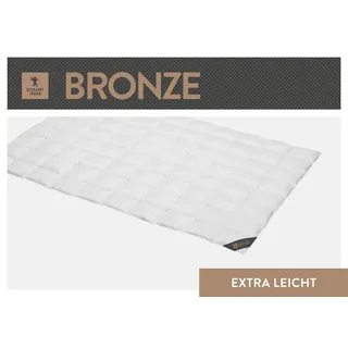 SPESSARTTRAUM Daunendecke Bronze medium, Daunen 10% Federn 135x200 cm