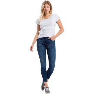 Cross Damen-Jeans Skinny Fit Judy in Dark Used-W25 / L32