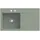links Einbau-Keramikspüle morning green Excenterbetätigung 900 x 510 mm