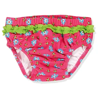 Playshoes UV-Schutz Windelhose Unisex Kinder Badehose Schwimmhose Badebekleidung, Blumen, 74/80