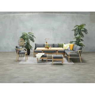 Garden Impressions Santos Holz Ecklounge Gartenmöbel Sitzgruppe Akazie rechts