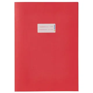 Herma Heftumschlag glatt rot Papier A4