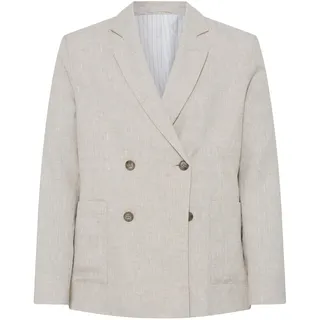 CASUAL FRIDAY Sakko CFEdlund Linen", beigemeliert 52