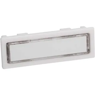 ju-metallwarenfabrik JU Namensschildtaster Klingeltaster Kombitaster mit Namensschild 21-110 braun 65x22 mm