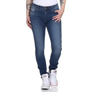 Diesel Röhrenjeans Diesel Damen Jeans D-ROISIN 5-Pocket-Style blau 26