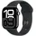 GPS 42 mm Aluminiumgehäuse diamantschwarz Sportarmband schwarz S/M