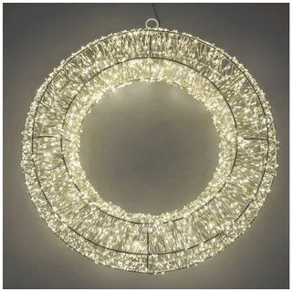 Formano Beleuchteter Weihnachtskranz aus Metall der Linie „Classic“ mit 1920 Micro-LED D40 cm