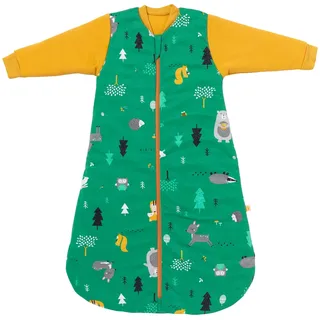 Schlummersack Baby Schlafsack Waldtiere 3,5 TOG 90