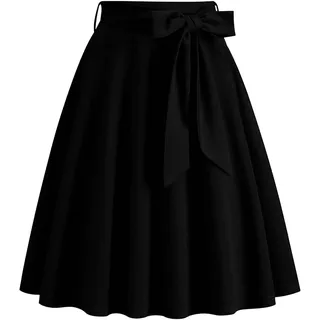 Glockenrock kunstlederrock schwarz Abendrock lang schlupfrock Sommer Organza Rock Leder Rock lang Maxirock Sommer Rock Spitze Sommerrock lang bunt - XXL