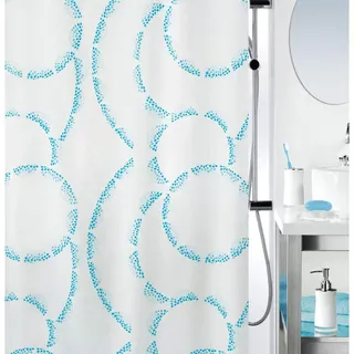 Spirella Duschvorhang Claire 120 x 200 cm blau