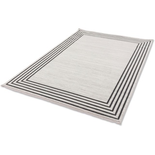 Teppich ASTRA "Vercelli 231/232 Kurzflorteppich" Teppiche Gr. B/L: 200 cm x 290 cm, 9 mm, 1 St., grau (anthrazit) Esszimmerteppiche