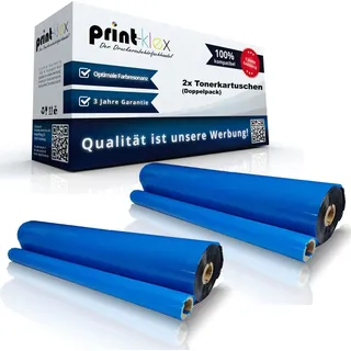 Print-Klex Print-Klex 2x Kompatible Thermorollen kompatibel mit Bother Fax 1030 Plus Fax 1030 Series Fax 1170 Fax 1270 Fax 1570 MC PC204RF PC 204 R...