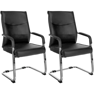 CLP Hobart Kunstleder schwarz 2er Set