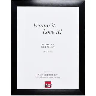 effect Aluminium-Bilderrahmen Profil S3  Schwarz / Kunstglas / 29,7 x 42,0 (A3)