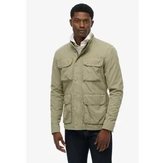 Superdry für Herren. M5012233A Jacke State 4 Pocket beige (L), Lässig, Baumwolle