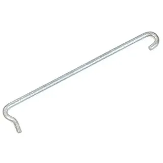 Distanzhalter 25x Abstandhalter für Gabionen Zaun Gabione Doppelstabmattenzaun Distanzhalter für Gabionenzaun – passend für Gabionen Doppelpfosten 120x40mm