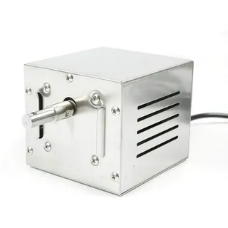 Grillmotor für Grillspieß 230V Rotisserie Motor Edelstahl BBQ Drehspieß | 25W Edelstahl Motor für gleichmäßige Drehbewegung, Einfache Montage für BBQ Grillspieß, Hähnchen und Fleisch