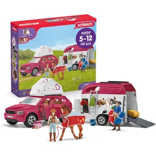 Schleich Horse Club Abenteuer mit Auto und Pferdeanhänger 42535