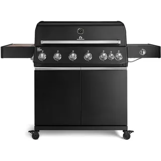 BURNHARD® Gasgrill 6-Brenner, 3,5 kW Edelstahl-Stabbrenner