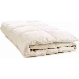 Natürliche Decke Bettdecke 80% Daunen 155/220 2,0 kg Beige - Beige