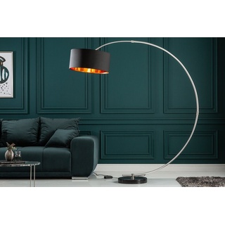 riess-ambiente Bogenlampe »PYTHON 190cm schwarz / gold«, ohne Leuchtmittel, Wohnzimmer · Metall · verstellbar · Modern Design schwarz