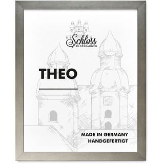 Schloss BILDERRAHMEN Theo 59,4x84 cm DIN A1, Dekor Alu Geschliffen