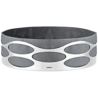 Stelton x-28-3-4 Embrace Brotschale, Edelstahl, Taupe, 23 x 23 x 7 cm