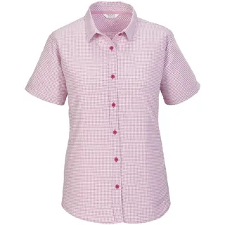 Funktionshemd KILLTEC "KOS 368 WMN WVN SHRT", Damen, Gr. 42, Normalgrößen, pink, Obermaterial: 100% Polyester, Hemden, Karierte, wasserabweisende, atmungsaktive Bluse