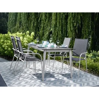 Sieger Sirio Gartenmöbelset 1 Aluminum graphit, 6-teilig