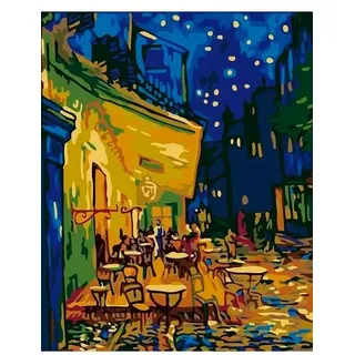 ap commerce Malen Nach Zahlen 1 St. Café 40x50 cm