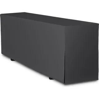 TexDeko Biertischhusse Premium Anthrazit 220 x 50 cm
