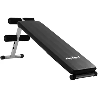rebel-active Schräge Trainingsbank Schwarz