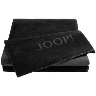 joop / hermann biederlack gmbh&co.kg Uni-Doubleface Kuscheldecke 150 x 200 cm Schwarz