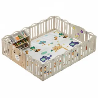 Laufgitter, Kunststoff PL40 BEIGE, 185 x 185 cm, beige - N