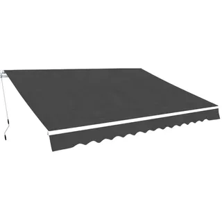 vidaXL Gelenkarmmarkise 500 cm grau