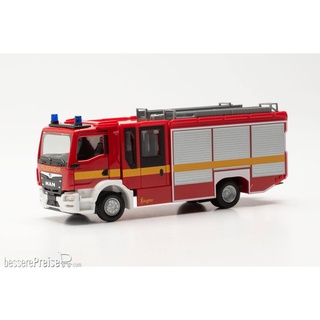 Herpa H0 (1:87) 097376 - MAN TGM CC Ziegler-Z-Cab Löschfahrzeug "Feuerwehr"