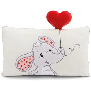 Nici Kopfkissen 61490 - Love Elefant, 43, x 25 cm, beige
