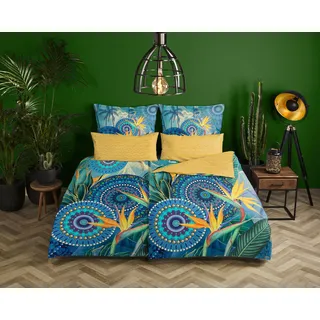 HIP Novia Mandala Blau 135 x 200 cm + 2 x 80 x 80 cm